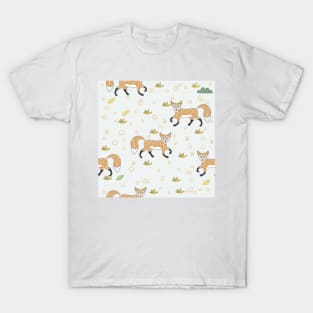 Fox Pattern T-Shirt